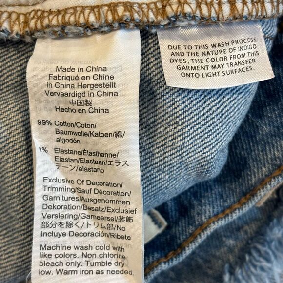 Madewell Classic Straight Jeans, Corrie Wash Step-Hem size 23 - Picture 5 of 6